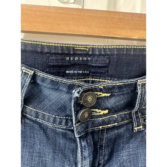 Hudson Signature Women’s Bootcut Mid Rise Denim Jeans WP170DHA Elm Size 26 - Picture 7 of 10